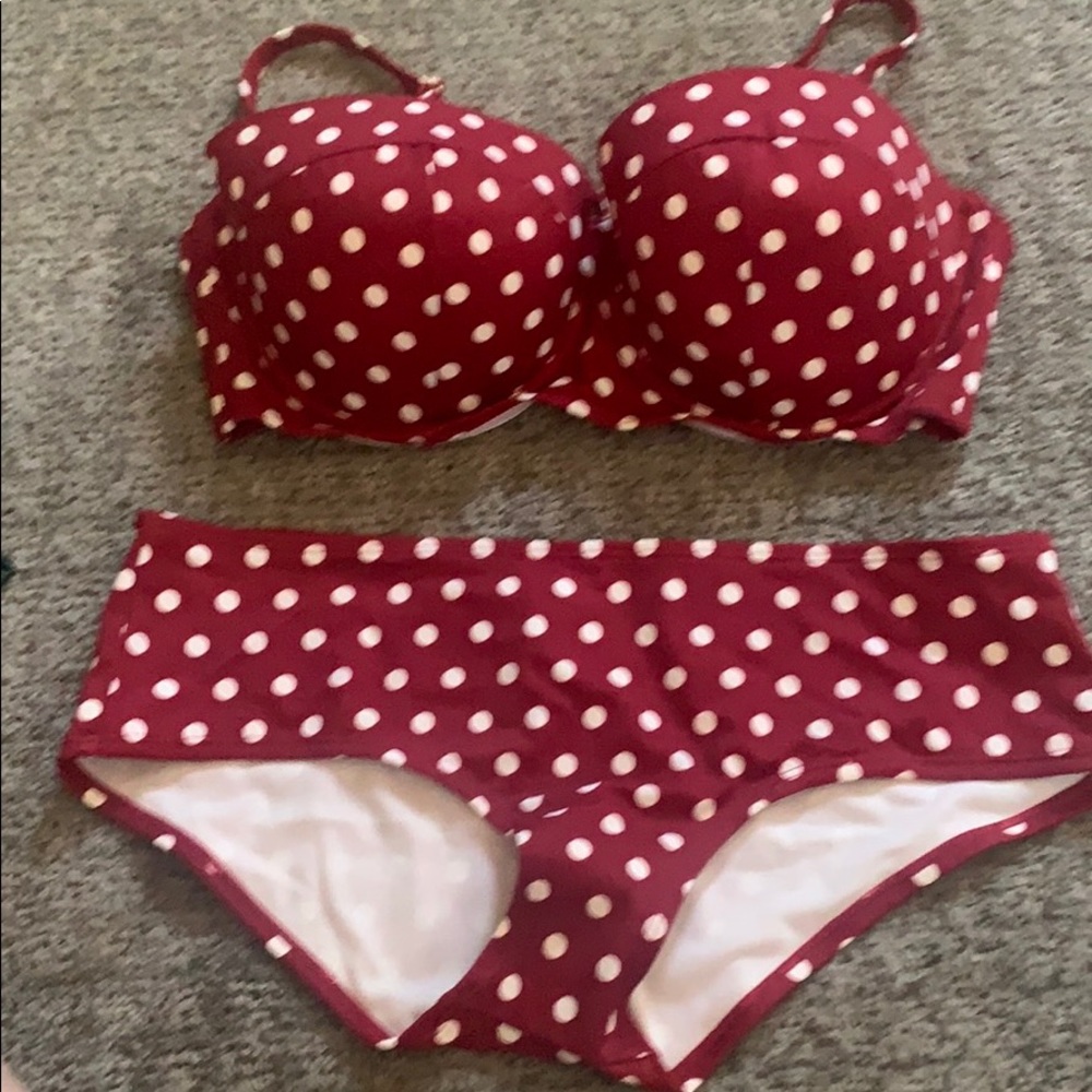 Bikini Red Polka dot